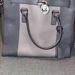 Michael Kors large Satchel with silver lock